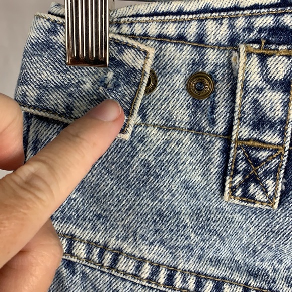 Lawman 80’s Acid Wash High Waisted Tapered Relaxed Fit Mom Jeans Vintage - Picture 7 of 10